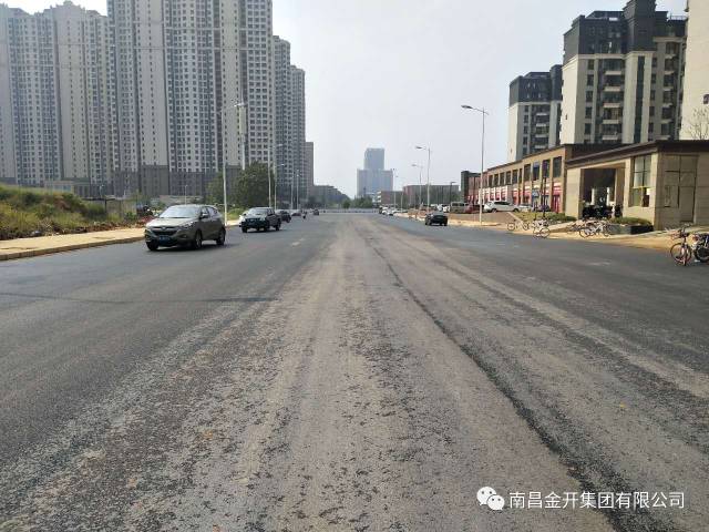 富樱路、紫荆路(双港大街—青岚水渠)进入通车验收阶段