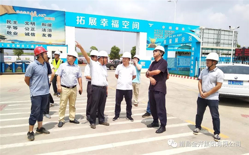 金开集团董事长胡顺明现场调研技术协同创新园项目