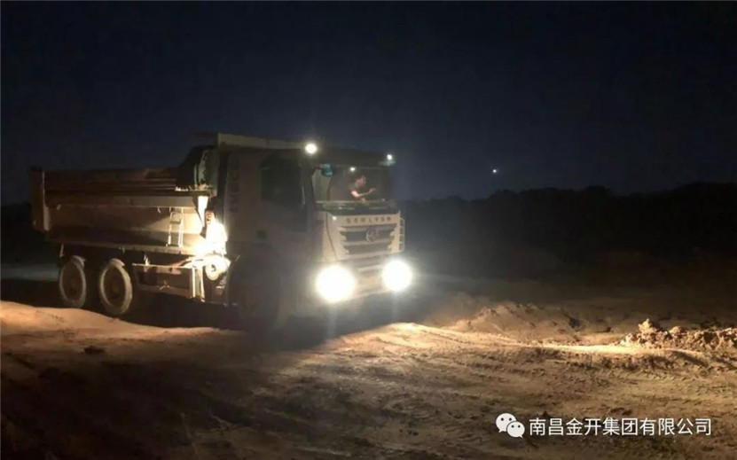 富康科技园场地平整工程进展纪实