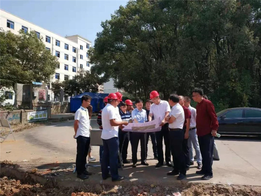 区党工委副书记程建兵前往集团在建项目开展调研工作