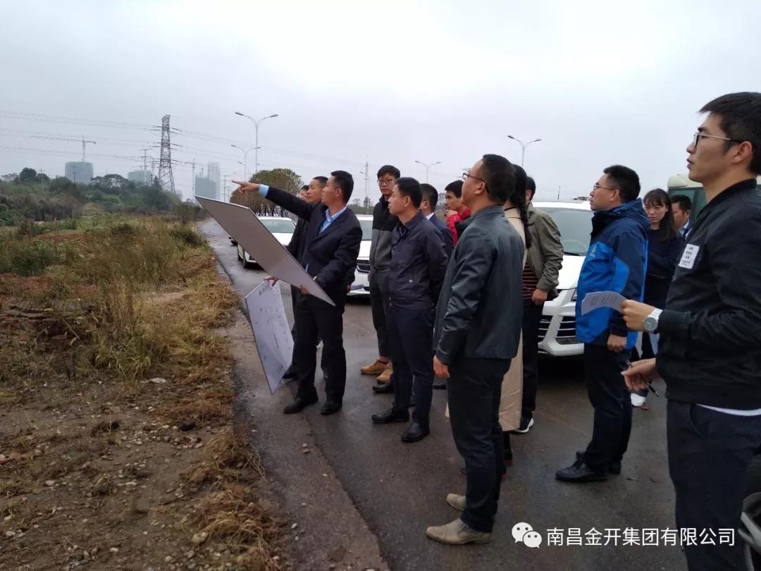 经开区党工委副书记程建兵前往儒乐湖新城在建项目进行现