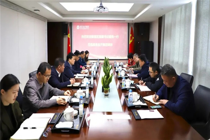 新建区委副书记盛炜一行莅临金开集团调研