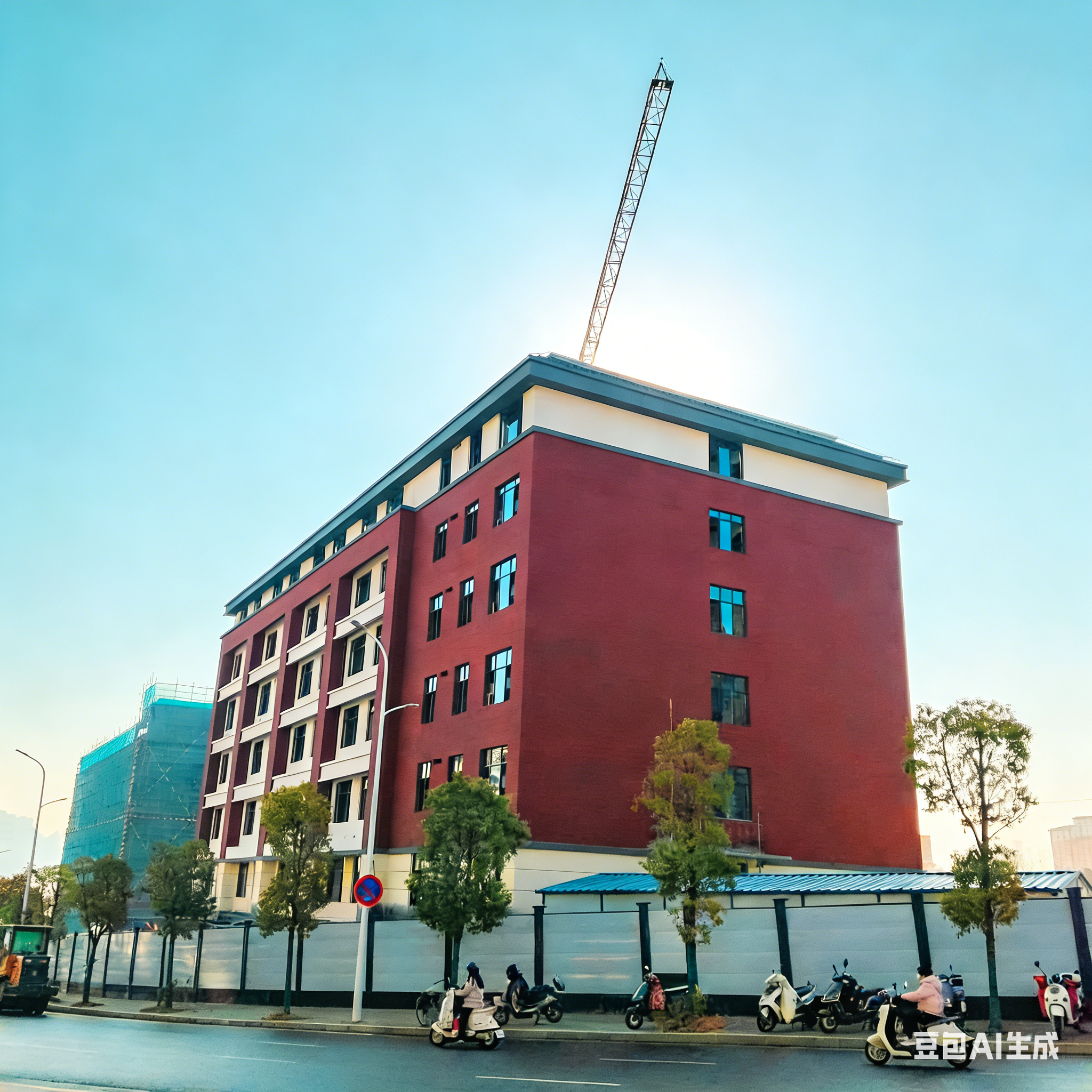 这所新学校建设“进度条”再刷新