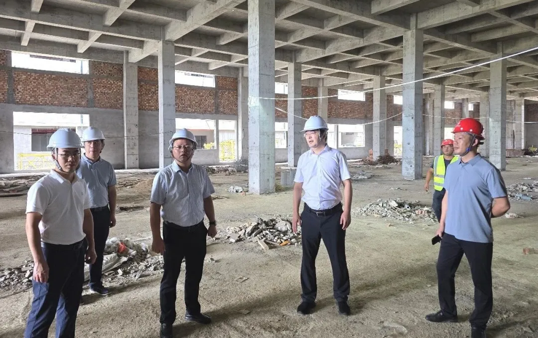 贺敏实地调研督导重点项目建设